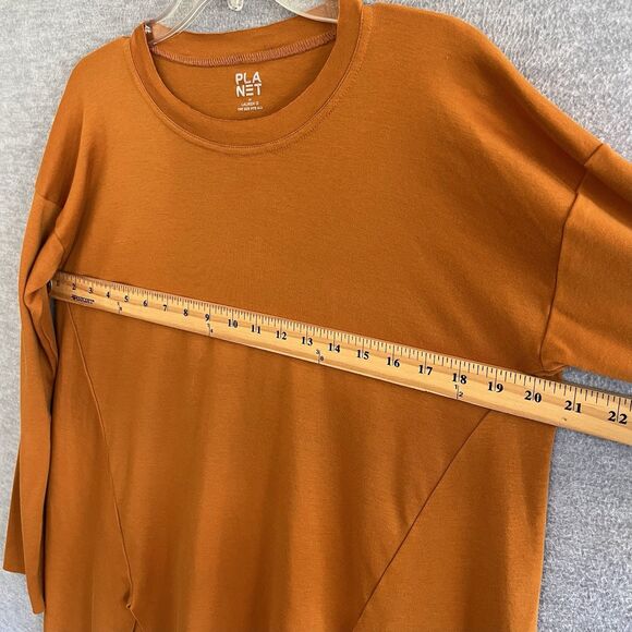Planet by Lauren G Lagenlook Long Sleeve Top OS Artsy Funky Minimalist Capsule - Picture 12 of 14